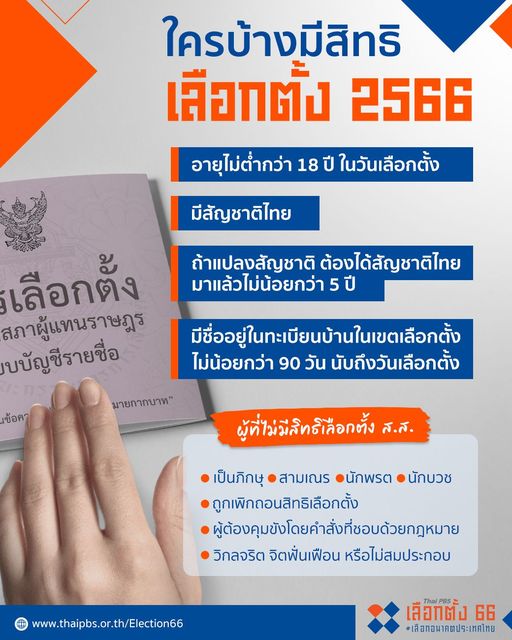 Read more about the article ประชาสัมพันธ์เทศบาลตำบลสำราญราษฎร์ รู้ก่อนไปเลือกตั้ง! ใครบ้างมีสิทธิเลือกตั้ง 2566