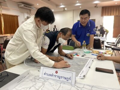 Read more about the article ประชุมการจัดทำผังภูมิสังคมเพื่อบริหารจัดการน้ำหมู่บ้านชุมชนแบบบูรณาการอย่างยั่งยืน